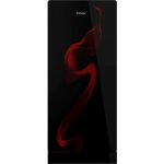 Haier 190 L Direct Cool Single Door 5 Star Refrigerator with Base Drawer  (Spiral Glass Black, HRD-2105PSG-P