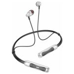 U&i Swift 50hrs TalkTime Fast Charging Wireless Neckband Bluetooth Earphone Bluetooth Gaming Headset  (Silver, In the Ear)